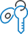 lone worker key fob icon